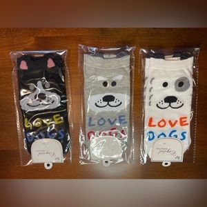 Socks. Women’s Love Dogs Socks. New
